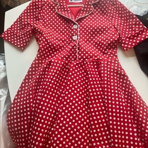 Black butterfly vintage inspired dress size 11/12